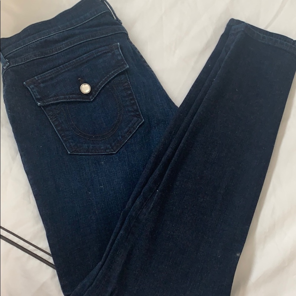 True religion diamond button skinny’s